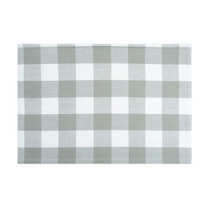 C&F Home Franklin Slate Gingham Check Placemat, Set of 6 - 1 of 4