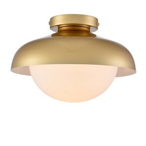 Claxy Modern Barn Ceiling Light Gold Flush Mount Light Fixture - 1 of 1