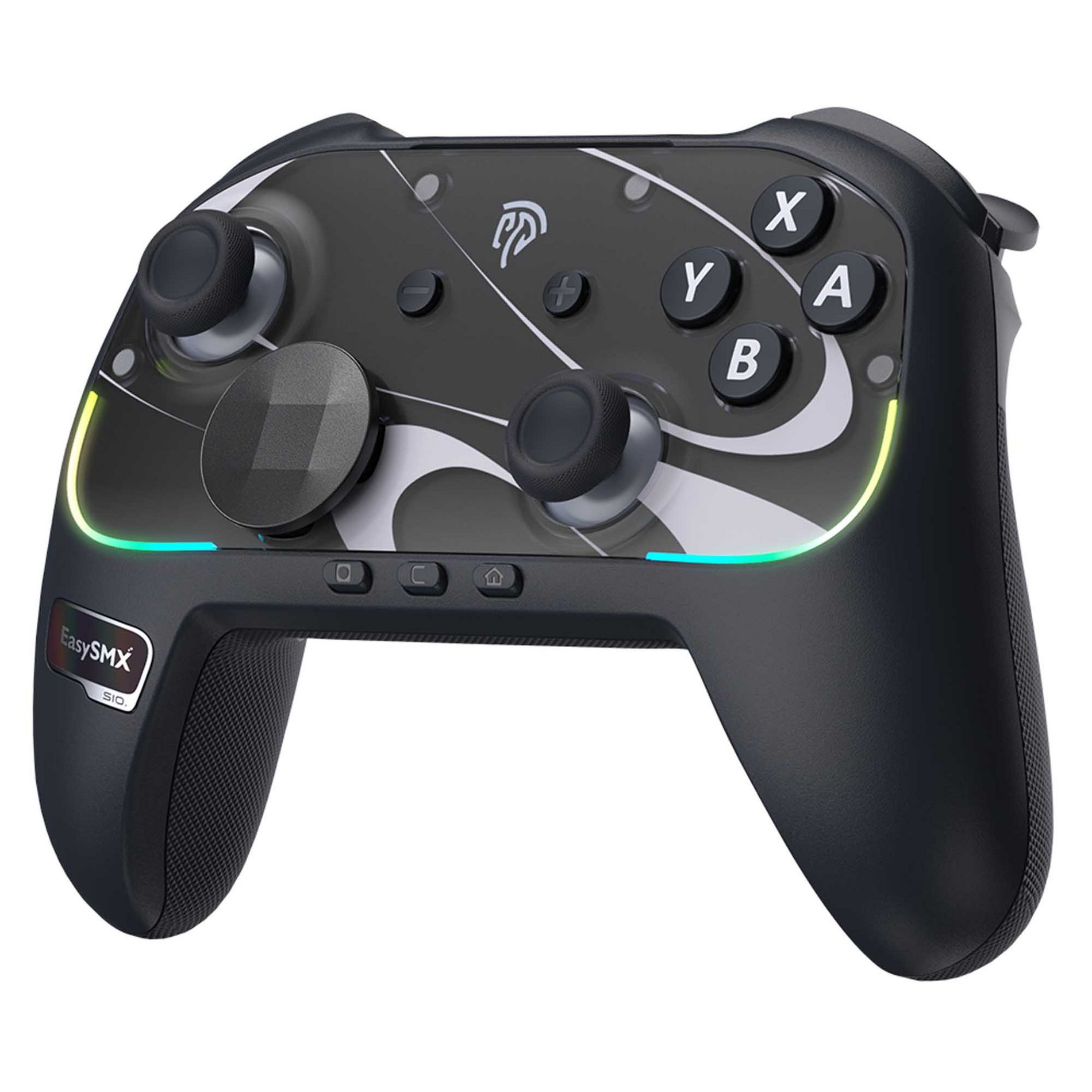AENKYO EasySMX S10 Switch 2 Pro Controller, Wireless with TMR Anti-Drift, 4-in-1, HD Rumble, Gyro, 17H Battery, NFC, Programmable Back Buttons, Black