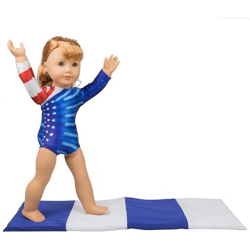 Dress Along Dolly Gymnastics Set With Outfit For American Girl Doll : Target