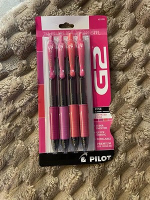 Pilot 5pk G2 Boost Gel Pens Fine Point 0.7mm Assorted Pink Ink : Target