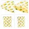 Unique Bargains Women Durable Drawstring Pineapple Cosmetic Bag Yellow 1 Pc - 3 of 3