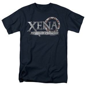 Xena Battered Logo Adult T-Shirt - 1 of 4