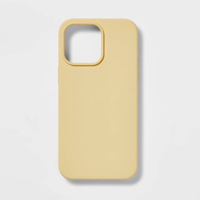 Apple Iphone 14 Pro Max Silicone Case - Heyday™ Mist Yellow : Target