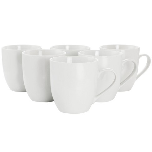 Craft Express White Ceramic Mugs, 6ct.