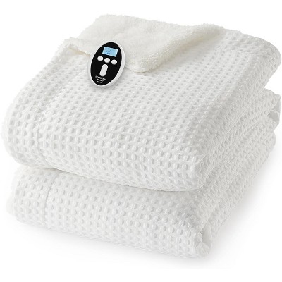 Heated Blanket Throw with LCD Display | Dual-Sided Warmth, Fast Heating, Machine Washable & Customizable Settings