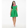 Smak Parlour Women's Petal Collar Flare Dress - 4 of 4