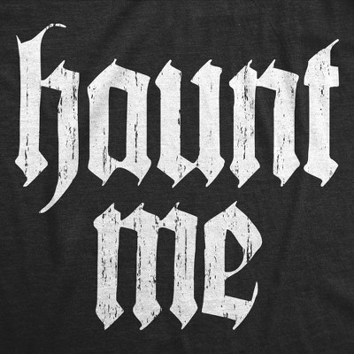 Мужские футболки Crazy Dog T-Shirts, Inc. Mens Funny T Shirts Haunt Me Sarcastic Halloween Graphic Novelty Tee for Men - Crazy Dog Men's T Shirt For Halloween Season Black XL — фото 2