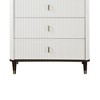35.5" Carena Decorative Storage Drawer: Acme Furniture, 54.5" Height, 5 Drawers, Wood Composite, No Assembly Required - 3 of 4