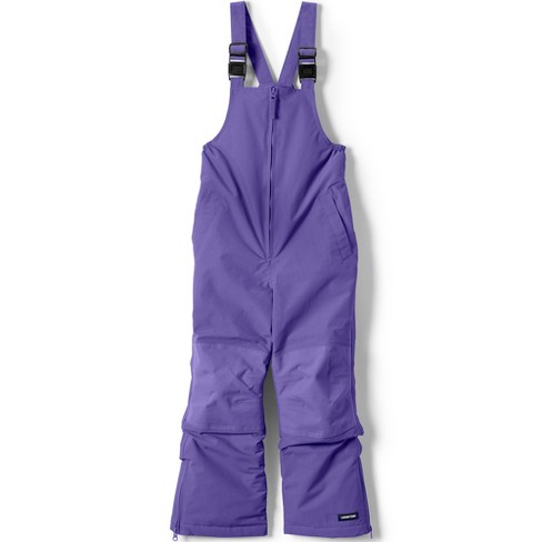 Lands' End Kids Husky Squall Waterproof Insulated Iron Knee Snow Bibs - 10  - Ultra Violet : Target