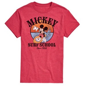 Men's - Disney - Mickey Surf School Short Sleeve Graphic T-Shirt - 1 of 4