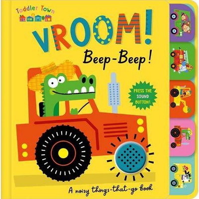 Toddler Town Vroom! Beep-Beep! - by Alexander Cox (Board Book)