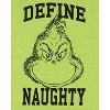 Seven Times Six Dr. Seuss The Grinch T-Shirt Men's Define Naughty Graphic Print Tee Green - 2 of 4