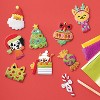 Christmas Craft 12ct Foil Art Holiday Icon Stickers Activity Kit - Mondo Llama™ - 2 of 4