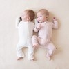 Kyte Baby Zippered Romper in Blush - 3 of 4