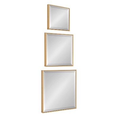 28.7 X 28.7 Rhodes Square Wall Mirror Black - Kate & Laurel All Things  Decor : Target