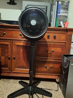 Vornado 683 Pedestal Whole Room Air Circulator Fan Black : Target
