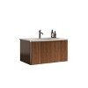 NicBex Floating Bathroom Vanity with Sink,Bathroom Sink Vanity with Drawer,24/30/36 inch Bathroom Sink Cabinet for Bathroom,Walnut/Oak/Black - 4 of 4
