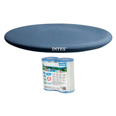 tag på sightseeing Uhyggelig Adskillelse Intex 13 Foot Easy Set Rope Tie Pvc Pool Cover W/ Type A/c Filter  Cartridges : Target