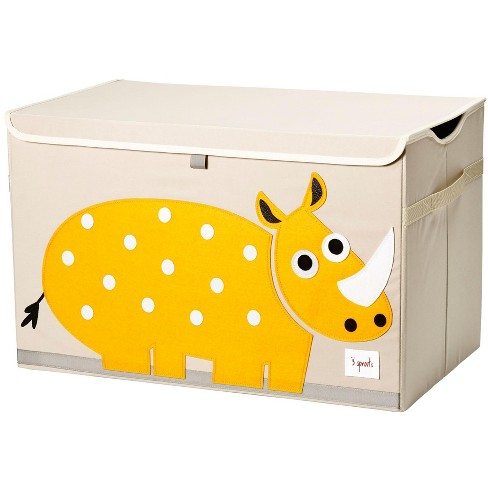 3 Sprouts Kids Toy Chest Storage Trunk For Boys And Girls Room Rhino Target