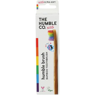 The Humble Co. - Rainbow Ultra-Soft Bamboo Kids Toothbrush - Case of 6
