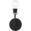 Livex Lighting Lansdale 1 - Light Vanity in  Black/Brushed Nickel - 4 of 4