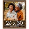 PosterPalooza | Textured Gold Picture Frame - UV Acrylic, Foam Board Backing, Hanging Hardware - 2 of 4