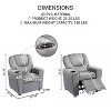 Home Imports Emporium Kids Recliner Chair with Footrest & Cupholders - 2 of 4