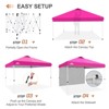 EAGLE PEAK 12x12ft Pop Up Canopy with One Sidewall, Easy Setup Event Instant Tent - 2 of 4