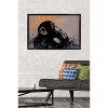 Trends International Thinker Monkey - The Graffiti Collection Framed Wall Poster Prints - 2 of 4
