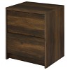 Sapphtopaz Modern Nightstand with 2 Drawers Rectangle Bedside Table with LED and USB Ports Wood Night Stand for Bedroom, Living Room - 2 of 4
