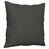 vidaXL Throw Pillows 2 pcs Dark Gray 15.7"x15.7" Microfiber Fabric - 3 of 4