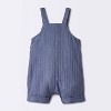 Baby Boys' Gauze Overalls - Cloud Island™ Blue - 2 of 4
