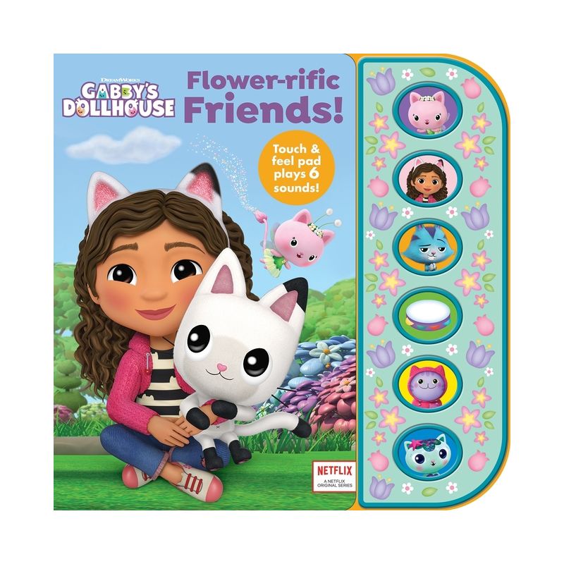 DreamWorks Gabby's Dollhouse: Flower-Rific Friends! Sound Book - by  Pi Kids (Mixed Media Product), 1 of 2