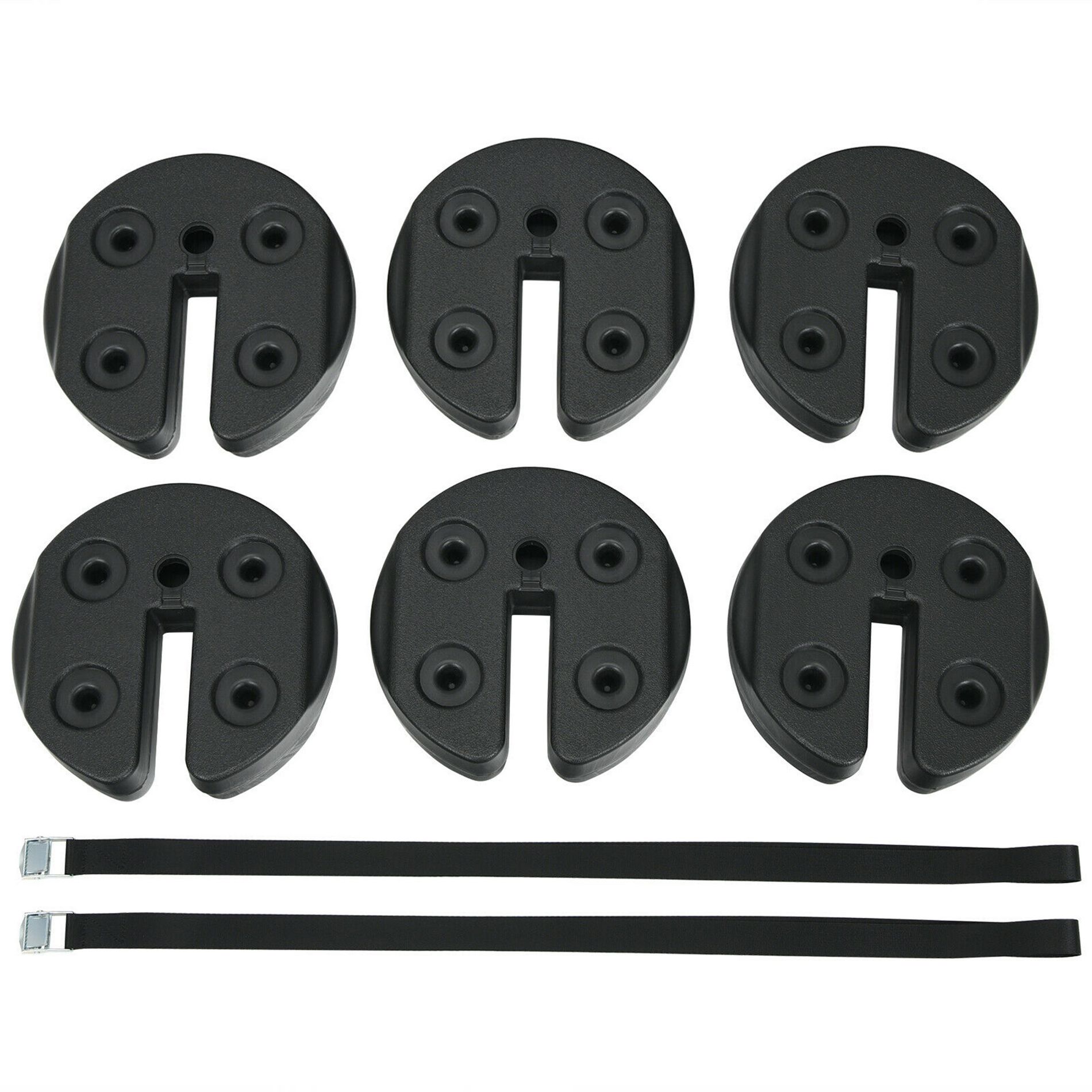 Costway 4/6/8PCS Weight Plates Patio Canopy Tent Gazebo Shade Umbrella Water Filled 20/30/40LBS
