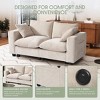 WestinTrends Augusta 70" Modular Chenille Loveseat Sofa With USB/Type-C Ports and Side Pockets - 4 of 4