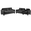 GDFStudio Aldrich Mid-century Modern 3 Piece Velvet Upholstered Sofa Set - 2 of 4