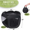 Zone Tech Portable Foldable Pet Playpen Tent – Medium Size Premium Quality Indoor Outdoor Mesh Open Air Exercise Pop-Up PlayPen Tent for Dogs and Cats - 2 of 4