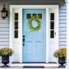 Northlight Succulents and Foliage Artificial Spring Twig Wreath, Green - 22-Inch - 3 of 4