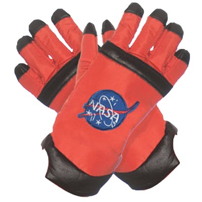 Astronaut Gloves Orange Halloween Costume Wearable Accessory