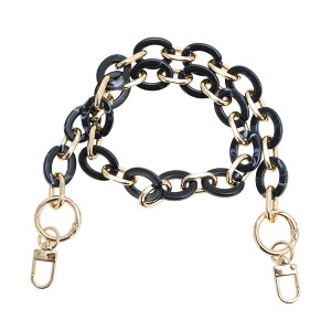Unique Bargains Trendy Handbag Strap Black White 1 Pc - 1 of 4
