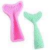 O'Creme Mermaid Tail v.2  Silicone Fondant Mold - 2" x 3.5" - Pink - 2 of 3
