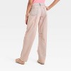 Girls' Mid-Rise Barrel Leg Jeans - art class™ - 2 of 3