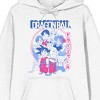 Dragon Ball Limited Color Group Shot Women's White Long Sleeve Hooded Sweatshirt - 2 of 3