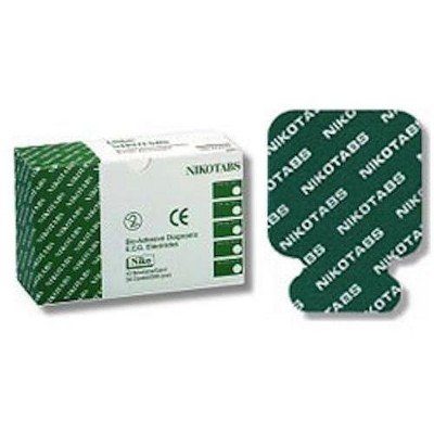 Nikomed EKG Electrodes Adult 21 x 34 mm (Box of 500)