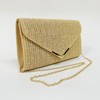 FATMOON Straw Clutch Purses Women Summer Straw Beach Bag Trendy Envelope Evening Clutch Handbags for Formal Party Wedding - 2 of 4