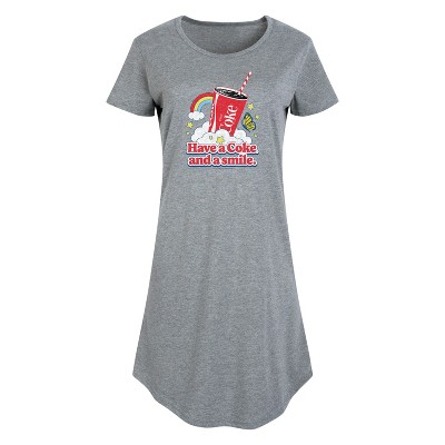 Women's - Coca-Cola - Have A Coke And A Smile Graphic T-shirt Dress