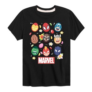 Boys' - Marvel - Easter Egg Group Short Sleeve Graphic T-Shirt - 1 of 4