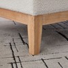 NicBex 34" Square Reversible Lid Storage Ottoman Footrest, Rubberwood Legs Boucle Upholstery for Office, Living Room, Ivory+Natural Legs - 2 of 4