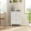 MOEPISY 31.9 inches Sideboard Buffet Cabinet With Storage - Sliding Door, Adjustable Shelf, Display Stands - 3 of 4